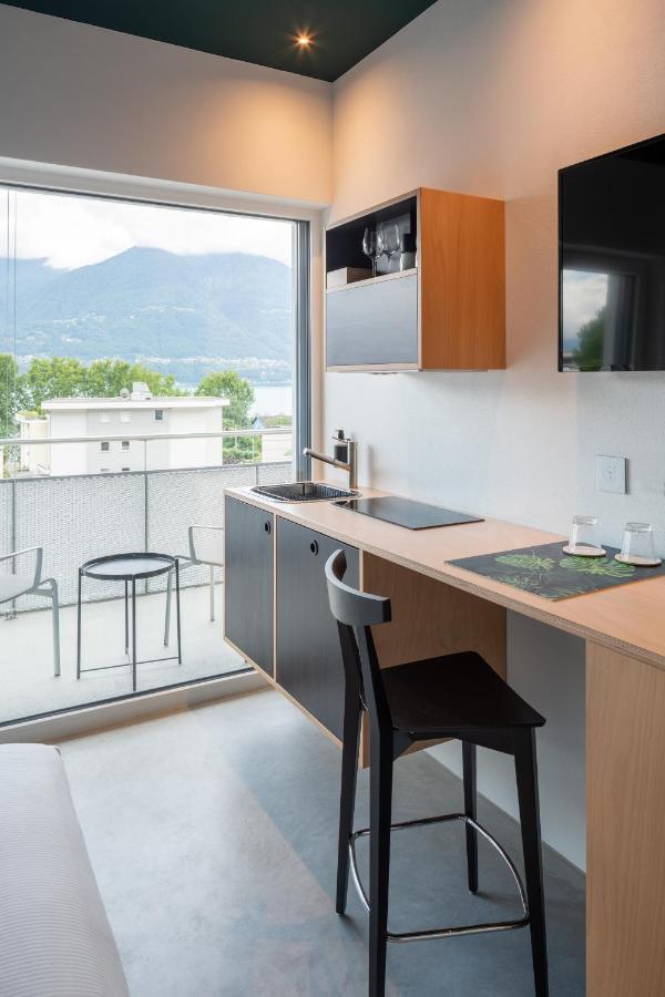 Riva Rooms & Studios - Check-In 24Hr Minusio Bagian luar foto